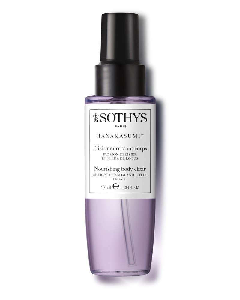 Olio secco spray profumato ai fiori di ciliegio e loto, linea corpo Olio secco spray profumato ai fiori di ciliegio e loto, linea corpo