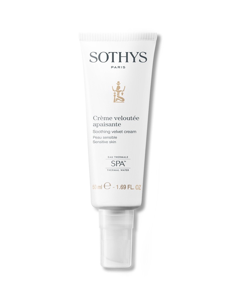 Crema lenitiva vellutata Sothys per pelle del viso sensibile