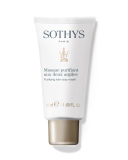 Maschera purificante viso alle due argille Sothys per pelli grasse