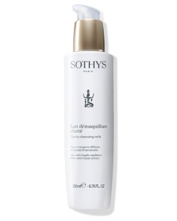 Latte detergente illuminante viso Sothys per pelle con rossori diffusi