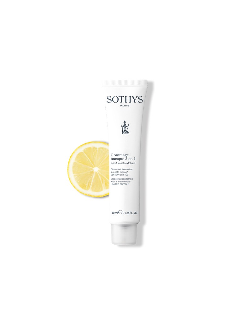 Gommage masque 2-en-1  limone mediterraneo /note marine Gommage masque 2-en-1  limone mediterraneo /note marine
