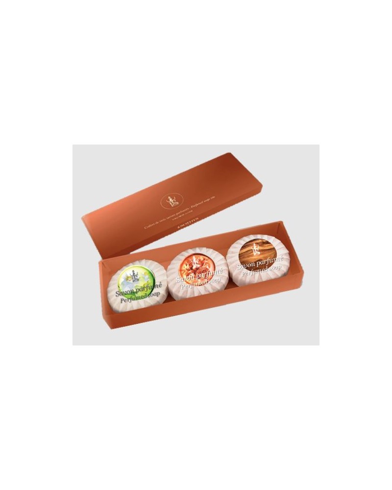 Trio saponi profumati Sothys | Limone, sandalo, cannella Trio saponi profumati Sothys | Limone, sandalo, cannella